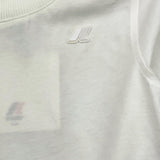 K-WAY shirt mezzo collo tinta unita con stampa Bianco per Bambina K6127IW BIANCO K-WAY 