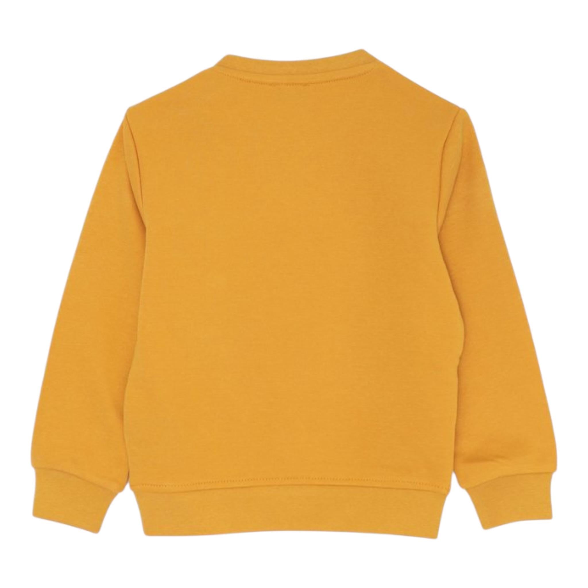 Trussardi Felpa Chiusa Girocollo Tinta Unita con Logo per Neonato TIP25028FE ARANCIONE TRUSSARDI 