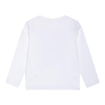 GUESS shirt girocollo tinta unita con stampa Bianco per Neonata A4YI0K6YW4 BIANCO GUESS 