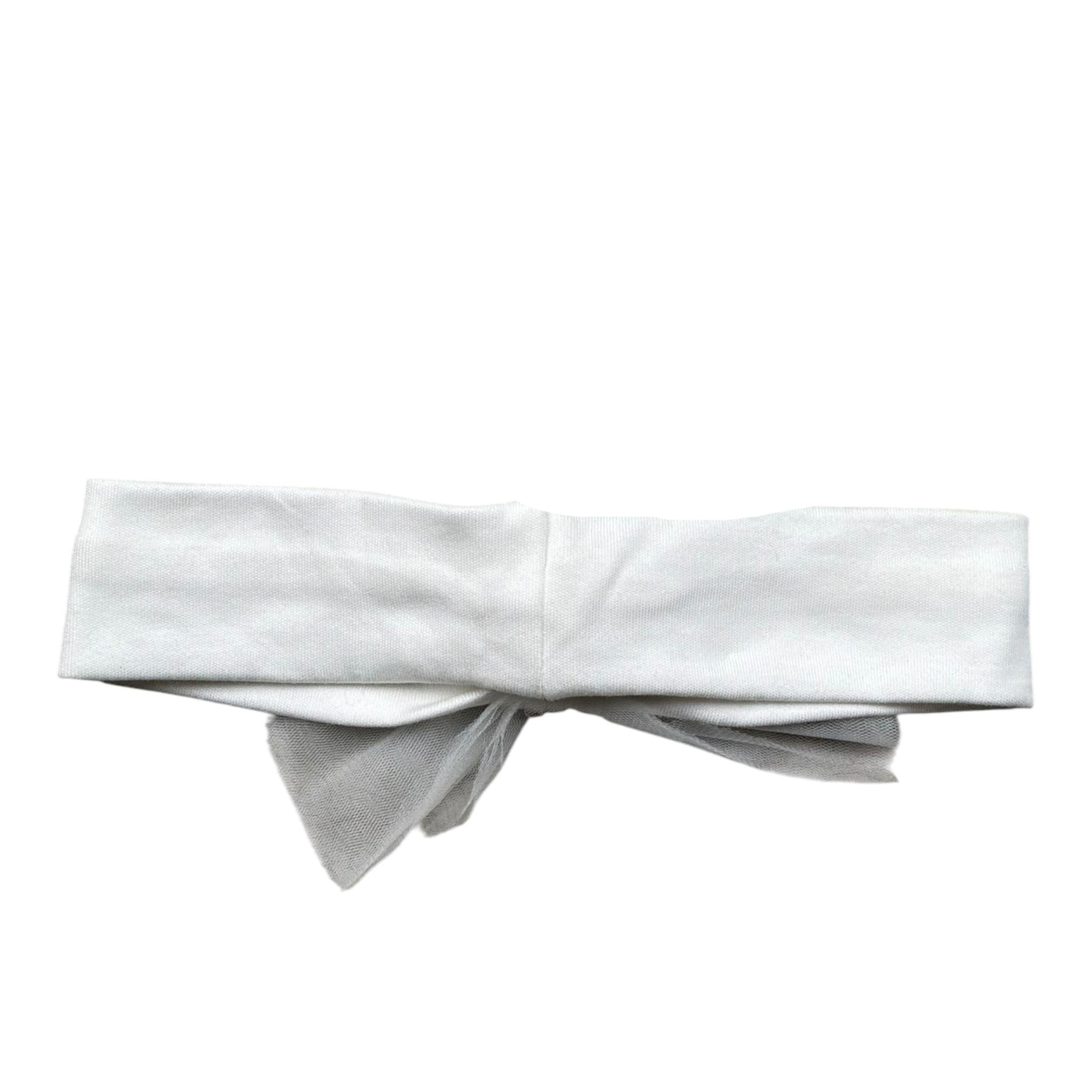 Miss Blumarine Fascia Tinta Unita con Fiocco per Neonata IA3124 BIANCO MISS BLUMARINE 