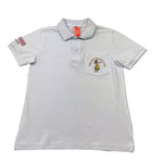 Sun68 Plo Mezza Manica Tinta Unita per Bambino CPA35341 BIANCO SUN68 