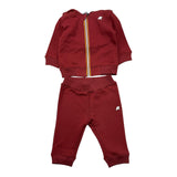 K-WAY completo 2pz felpa-pantalone Bordeaux per Neonato K6123VW BORDEAUX K-WAY 