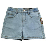 Trussardi Short Tinta Unita In Denim per Neonata JIP26073SH AZZURRO TRUSSARDI 