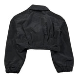 Lu Lu By Miss Grant Giubbino Tinta Unita con Zip per Bambina LL3572 NERO LU LU BY MISS GRANT 