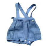 Le Bebe Pagliaccetto Tinta Unita  per Neonato LBB5376 AZZURRO LE BEBE 