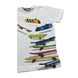 J.O. Milano T-Shirt Girocollo Tinta Unita con Stampe per Neonato 576N3 PANNA J.O. MILANO 