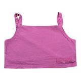 Dusty Color Top Tinta Unita per Bambina DJWS5004TP ROSA DUSTY COLOR 