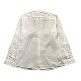 Cesare Paciotti Camicia Manica Lunga Collo Coreano Bianco Per Bambino