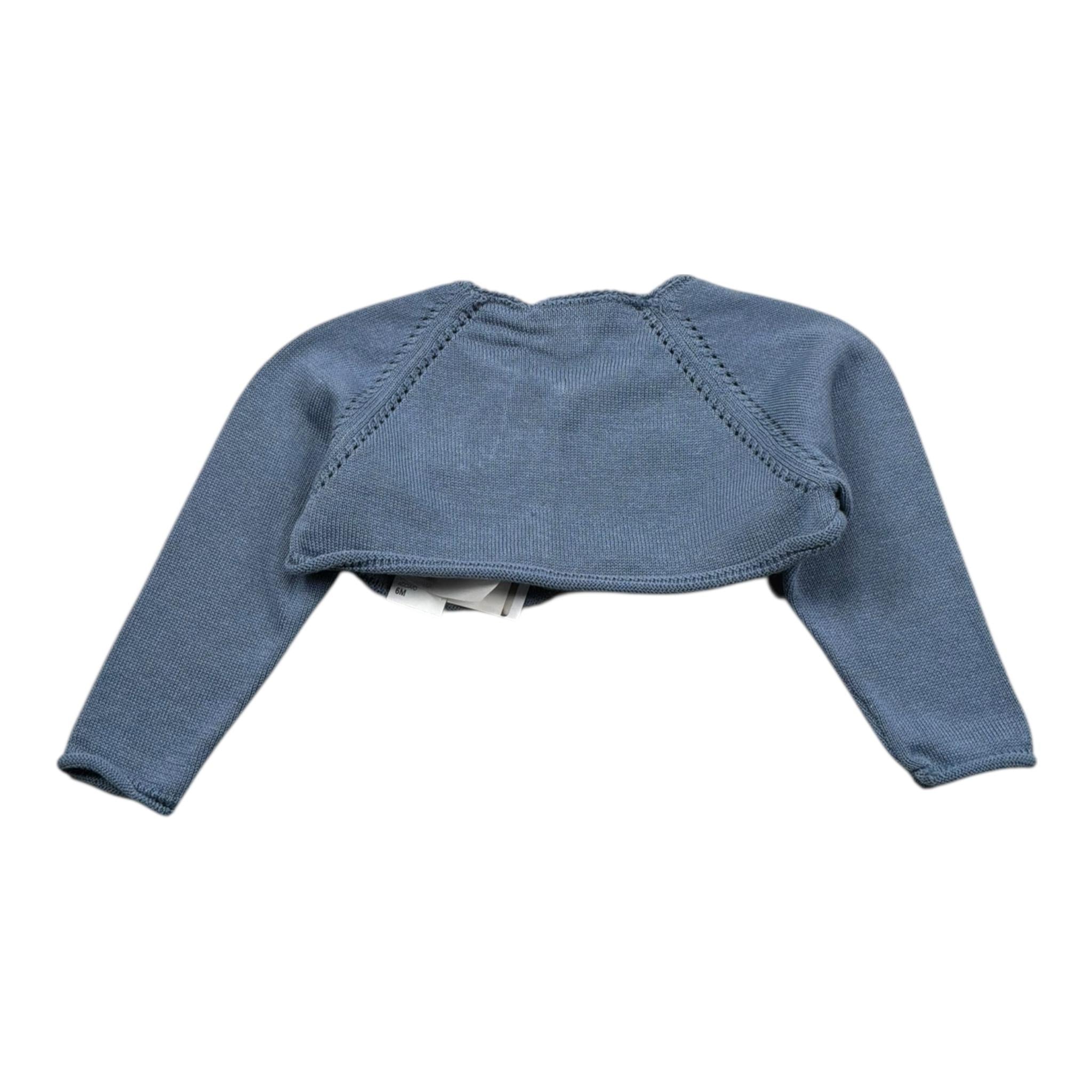 Le Coconne Coprispalle Tinta Unita per Neonata LCN0478 BLU LE COCONNE 