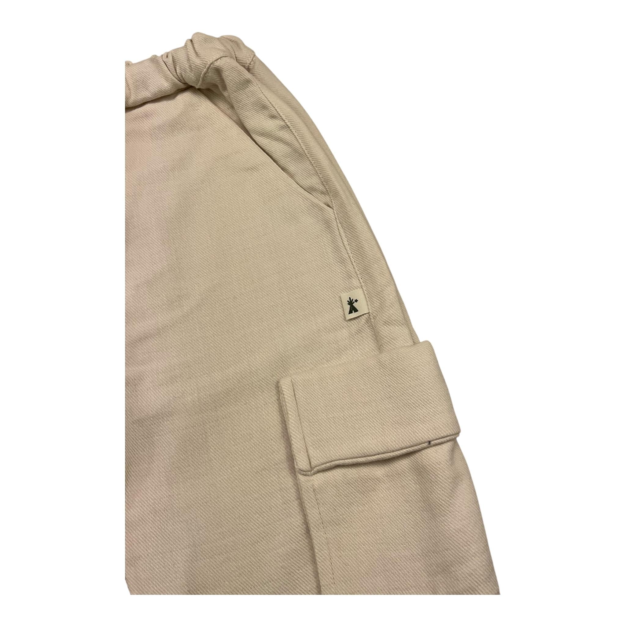 PETIT INDI pantalone tint unita con elastico in vita Panna per Bambino AW24BK8705J PANNA PETIT INDI 