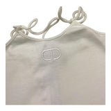 Twinset Top Tinta Unita con Logo per Bambina 251GJ2570 BIANCO TWINSET 