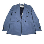 Daniele Alessandrini Giacca Tinta Unita con Bottoni per Bambina 1235J1296 POLVERE DANIELE ALESSANDRINI 