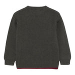 FAY maglia tinta unita girocollo con profili in contrasto Verde per Neonato FV9P00N VERDE FAY 