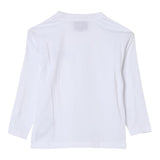 IL GUFO shirt girocollo tinta unita con logo Bianco per Bambino A24TA343MF001 BIANCO IL GUFO 