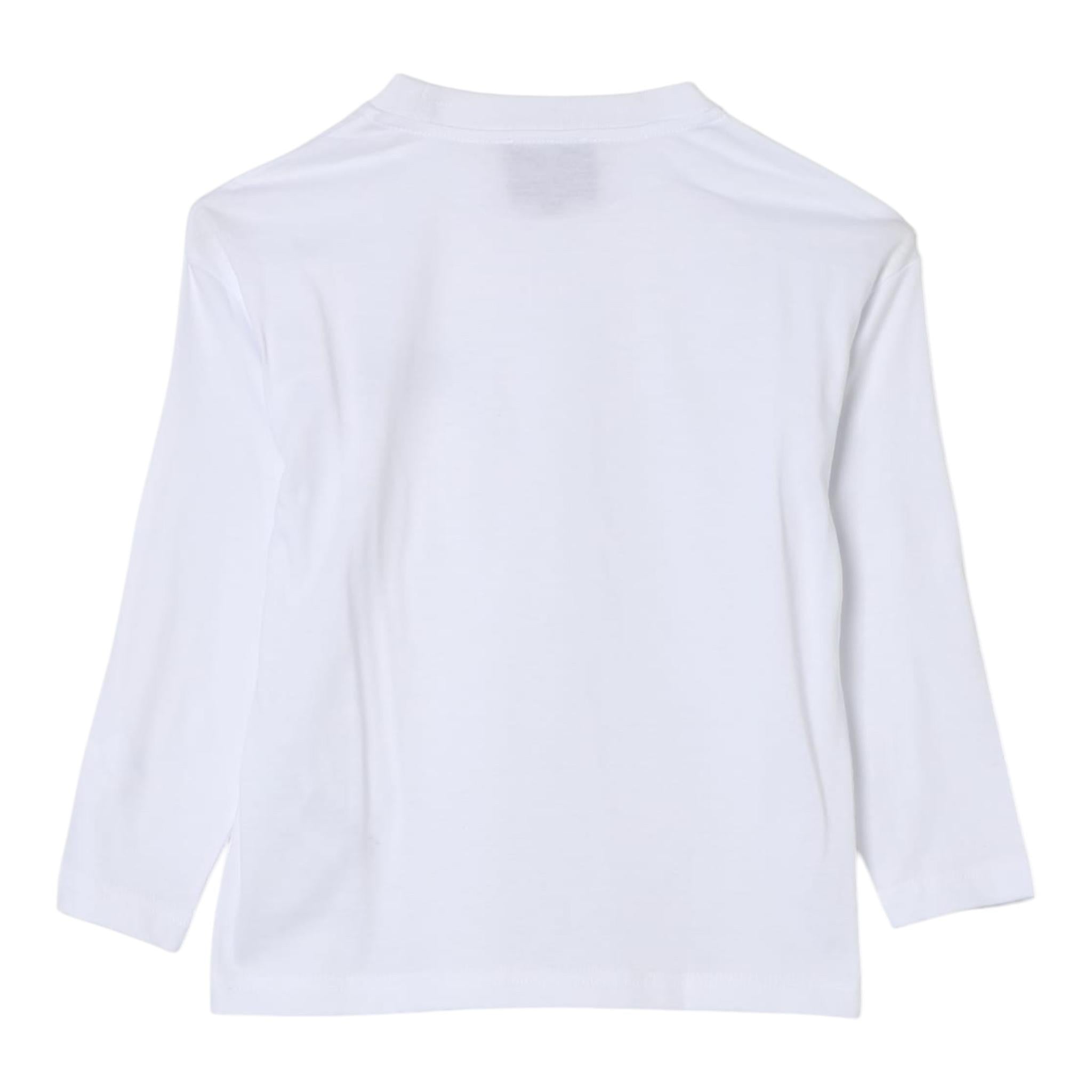 IL GUFO shirt girocollo tinta unita con logo Bianco per Bambino A24TA343MF001 BIANCO IL GUFO 