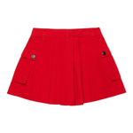 Max&Co. Gonna Tinta Unita con Tasche per Bambina MX0132 ROSSO MAX&Co. 