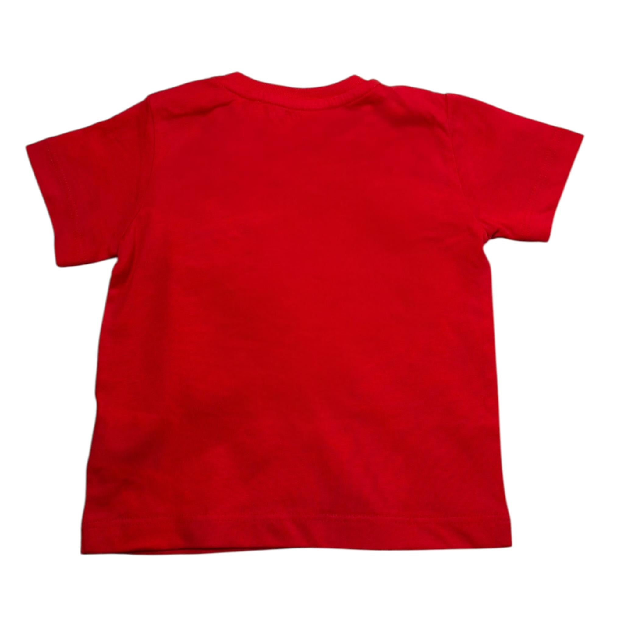 Cesare Paciotti T-Shirt Tinta Unita Girocollo con Stampa per Neonato TSP3157B ROSSO CESARE PACIOTTI 