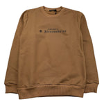DANIELE ALESSANDRINI felpa girocollo tinta unita con stampa Beige per Bambino 1231F00103XX BEIGE DANIELE ALESSANDRINI 