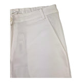 Met Pantalone Tinta Unita con Elastico In Vita per Bambina ME337 BIANCO MET 