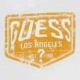 Guess T-Shirt Girocollo Tinta Unita con Stampa per Neonato N3GI09K8HM0 BIANCO GUESS 