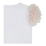 Billieblush T-Shirt Tinta Unita con Brillantini per Bambina U20991 BIANCO BillIEBLUSH 