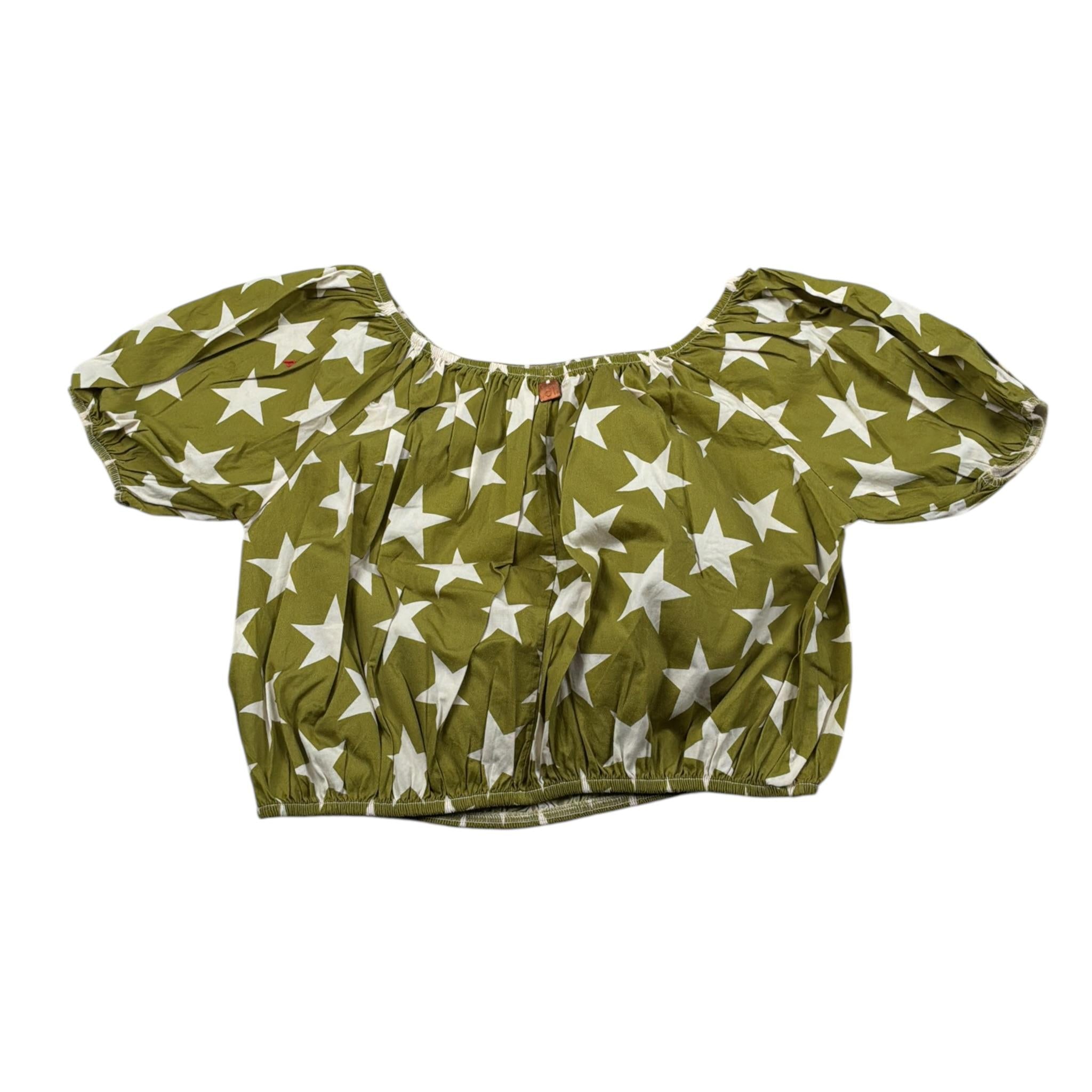 Giulia Mastini Top Mezza Manica tinta unita Verde per Bambina B17 VERDE GIULIA MASTINI 