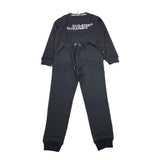 ZU+ELEMENTS completo 2pz felpa-pantalone Nero per Bambino ZU293 NERO ZU+ELEMENTS 