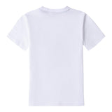 Sarabanda T-Shirt Girocollo Tinta Unita con Stampa per Bambino 0B744 BIANCO SARABANDA 