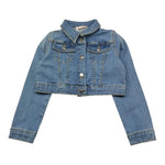 Liu Jo Giubbino In Denim Tinta Unita per Bambina KA5066 BLU LIU JO 