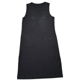 Shopart Abito Giromanica Tinta Unita con Stampa per Bambina SAJDR000409 NERO SHOPART 