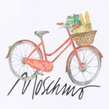 Moschino Abito Mezza Manica Tinta Unita con Stampa per Bambina MDV0CNXJ BIANCO MOSCHINO 