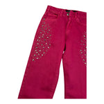 JOHN RICHMOND jeans tinta unita con applicazioni Fuxia per Bambina RGA25210JE FUXIA JOHN RICHMOND 