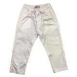 Manuel Ritz Pantalone Tinta Unita Con Elastico In Vita Bianco Per Neonato