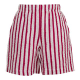 Dou Dou Shorts Bicolore con Fantasia A Righe per Bambina DW6Q39XX BIANCO DOU DOU 