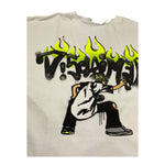 Disclaimer T-Shirt Girocollo Tinta Unita con Stampe per Bambino 25EDK58419 BIANCO DISCLAIMER 