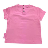 John Richmond T-Shirt Girocollo Tinta Unita con Stampa per Neonata RISP24018TS ROSA JOHN RICHMOND 