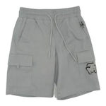 John Richmond Bermuda Tinta Unita con Elastico In Vita per Bambino RBP25144BEX GRIGIO JOHN RICHMOND 