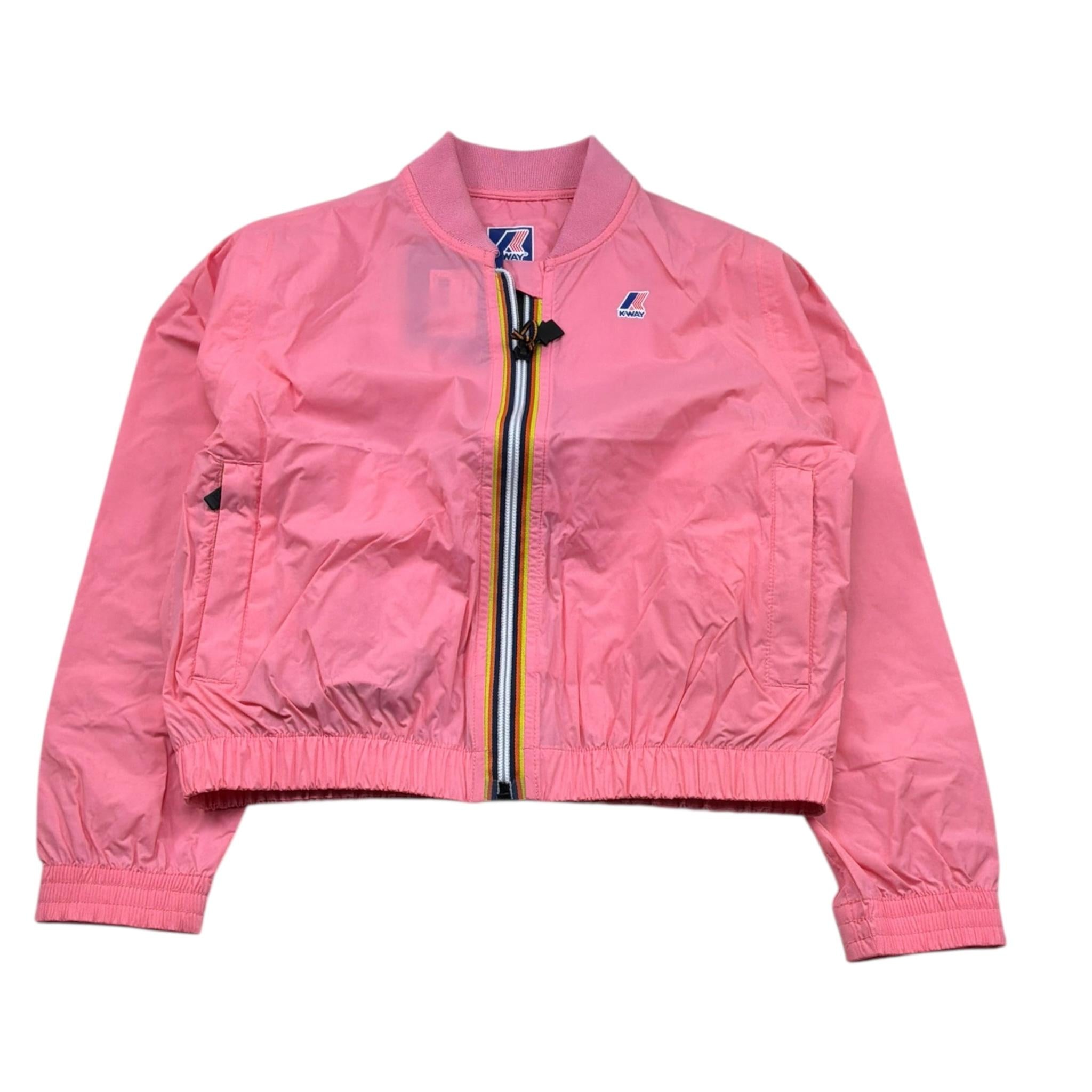 K-Way Giubbino Tinta Unit con Zip per Bambina K5138EW ROSA K-WAY 