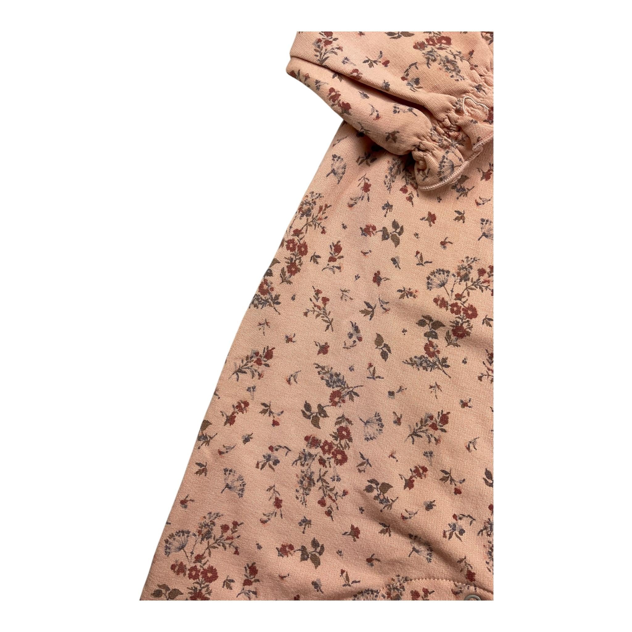 BAMBOOM+BABIES tutina manica lunga tinta unita cn stampa floreale Rosa per Neonata 481 ROSA BAMBOOM+BABIES 