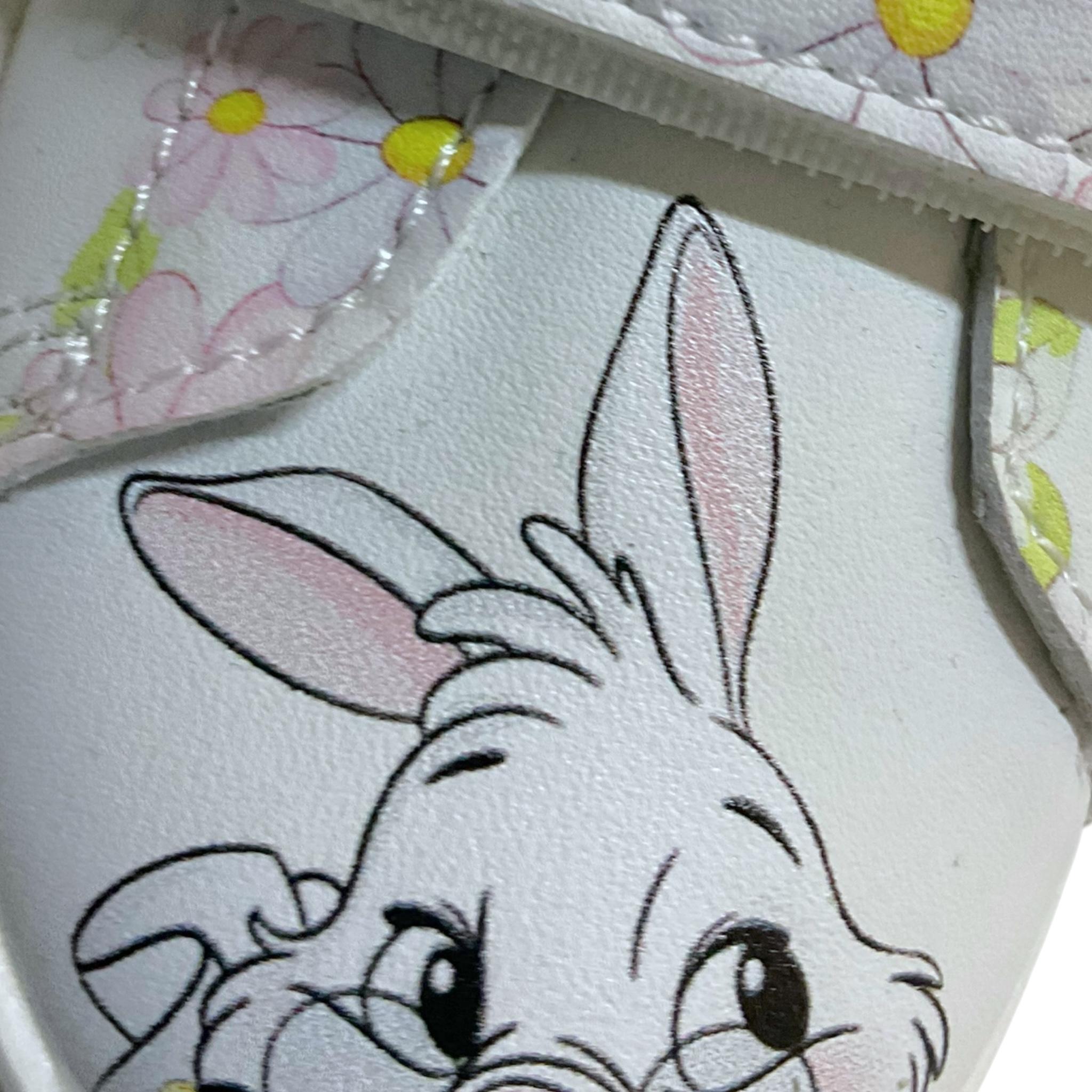 Monnalisa Sneakers Tinta Unita con Strappi E Stampa per Bambina 83E009 BIANCO MONNALISA 