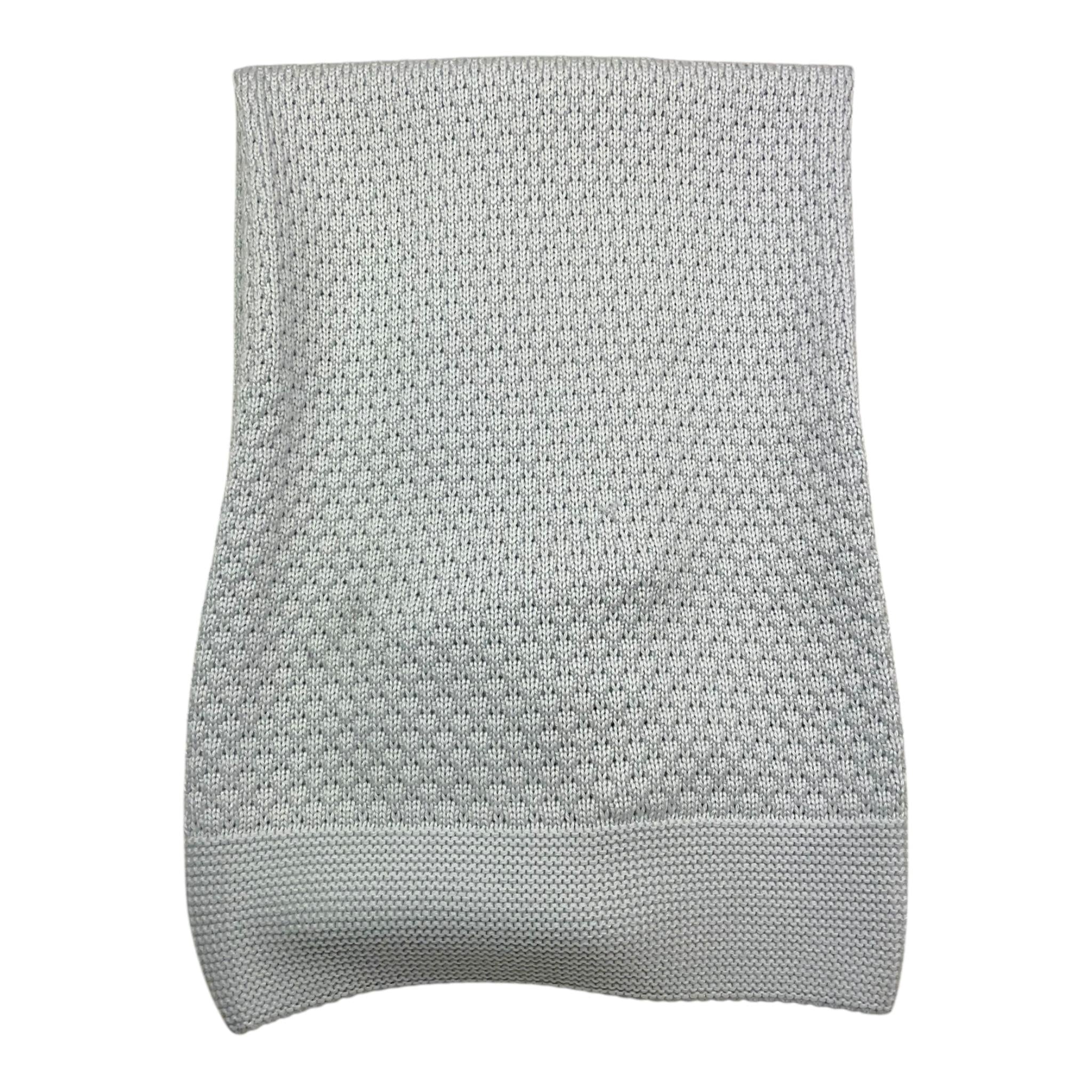 LITTLE BEAR coperta tinta unita con ricami Azzurro per Neonato 9100 AZZURRO LITTLE BEAR 