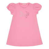 Liu Jo Abito Tinta Unita con Brillantini per Neonata KA5037NXXX ROSA LIU JO 