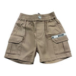 Moschino Short Tinta Unita con Elastico In Vita per Neonata MUQ01Q BISCOTTO MOSCHINO 