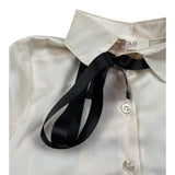 Vicolo Camicia Manica Lunga Tinta Unita per Neonata 3141C1088 AVORIO VICOLO 