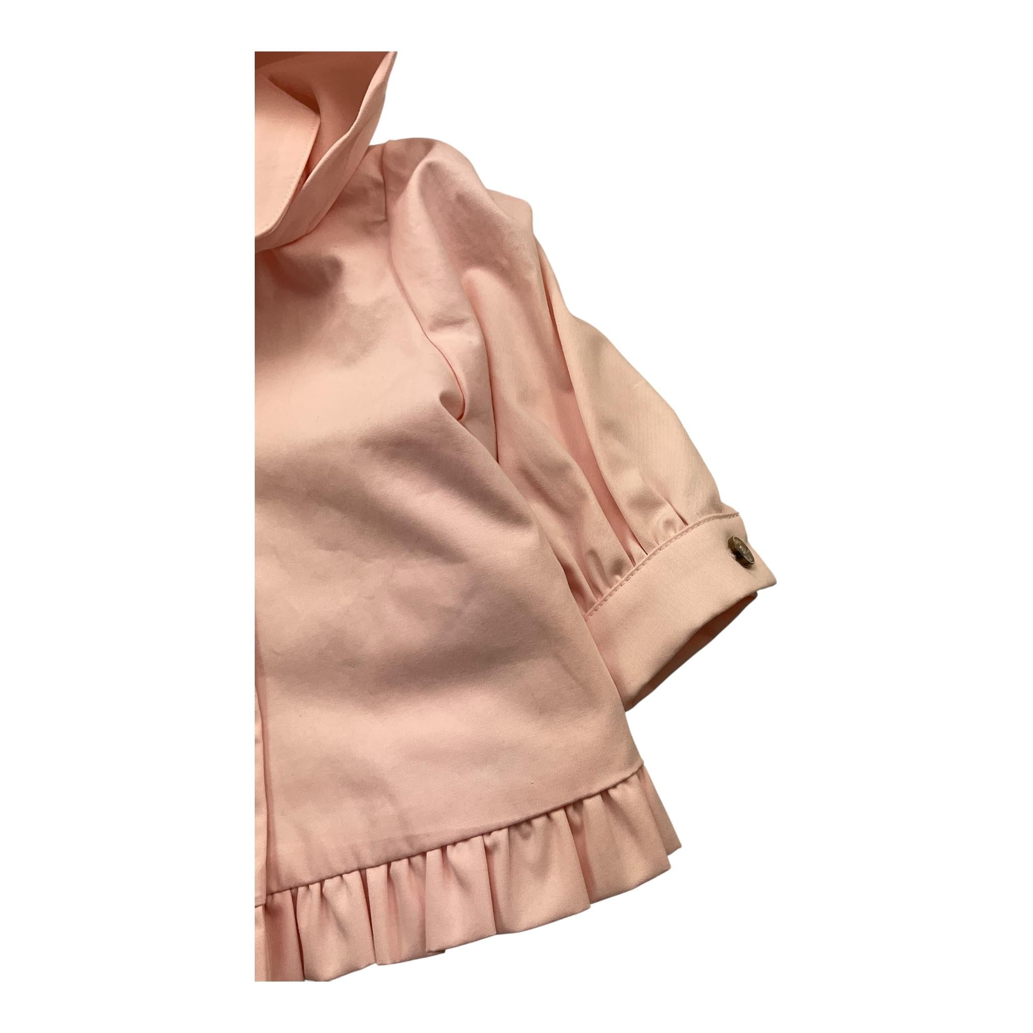 trench tinta unita con cappuccio TY44001 ROSA TARTINE ET CHOCOLAT 