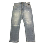 Replay Jeans Tinta Unita con Girovita Regolabile per Bambino SB9081 AZZURRO REPLAY 