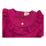 CARRE'MENT BEAU abito girocollo tinta unita manica lunga Fuxia per Neonata Y30195 FUXIA CARRE'MENT BEAU 