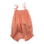 Calamaro Pagliaccetto Fantasia Quadretti per Neonata 32484N ARANCIONE CALAMARO 