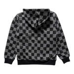 Sprayground Felpa Chiusa con Cappuccio Bicolore per Bambino SPY1151GREY NERO SPRAYGROUND 