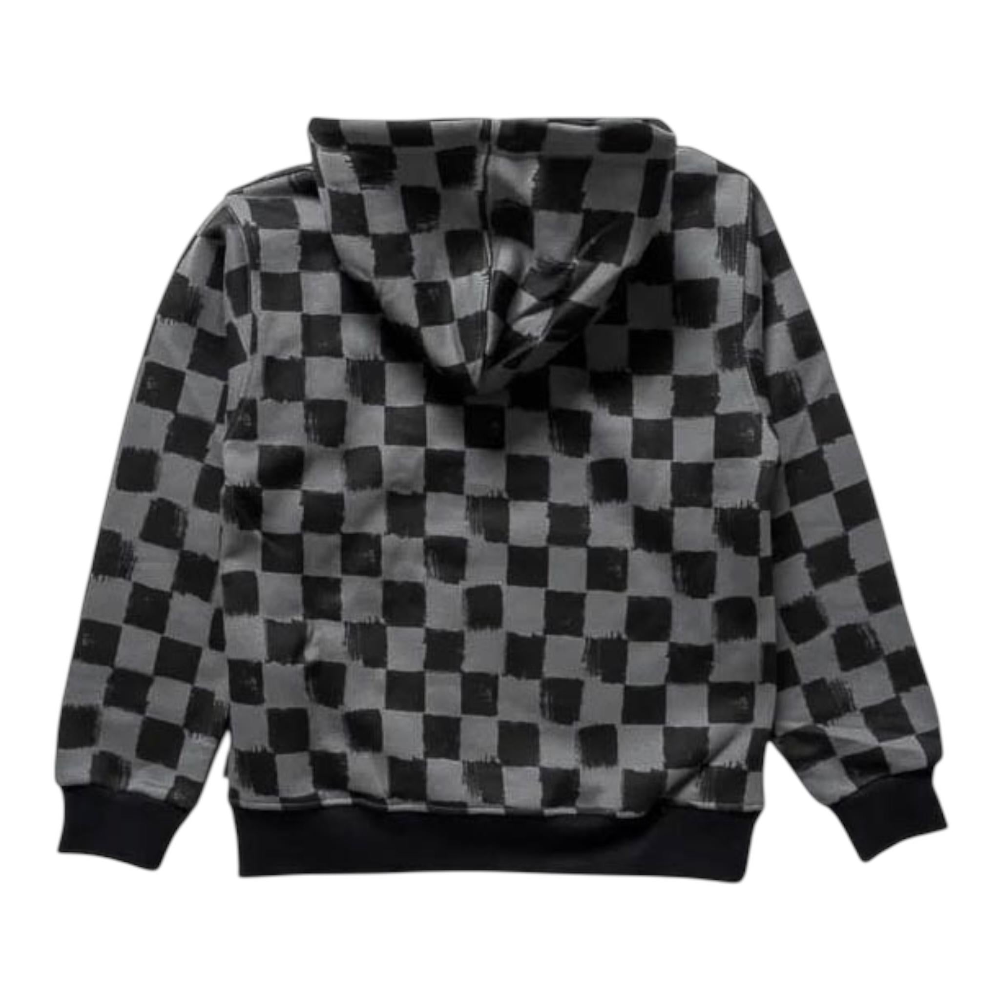 Sprayground Felpa Chiusa con Cappuccio Bicolore per Bambino SPY1151GREY NERO SPRAYGROUND 